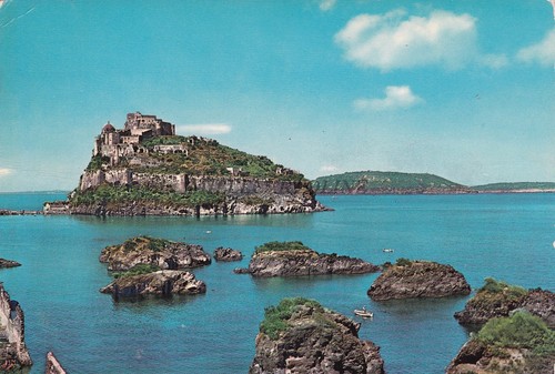 Ischia ponte gli scogli - -, di