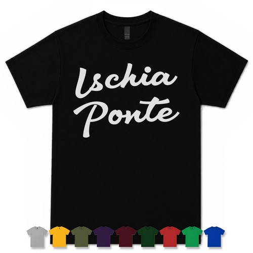 Maglietta ischia ponte - ponte, retro