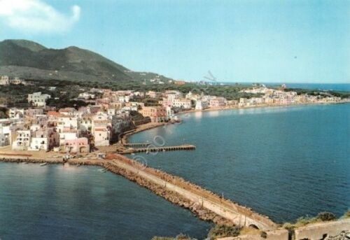 Cartolina ischia ponte vista - cartolina,