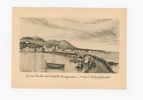 Cartolina ischia ponte - -,