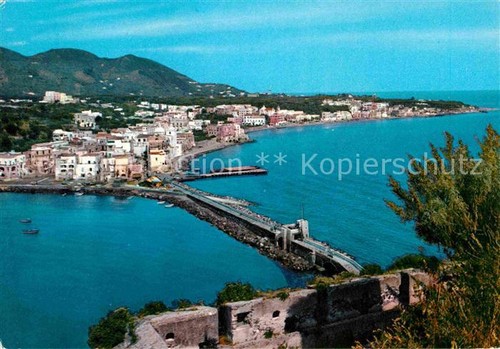 Ischia ponte veduta - ischia, dal